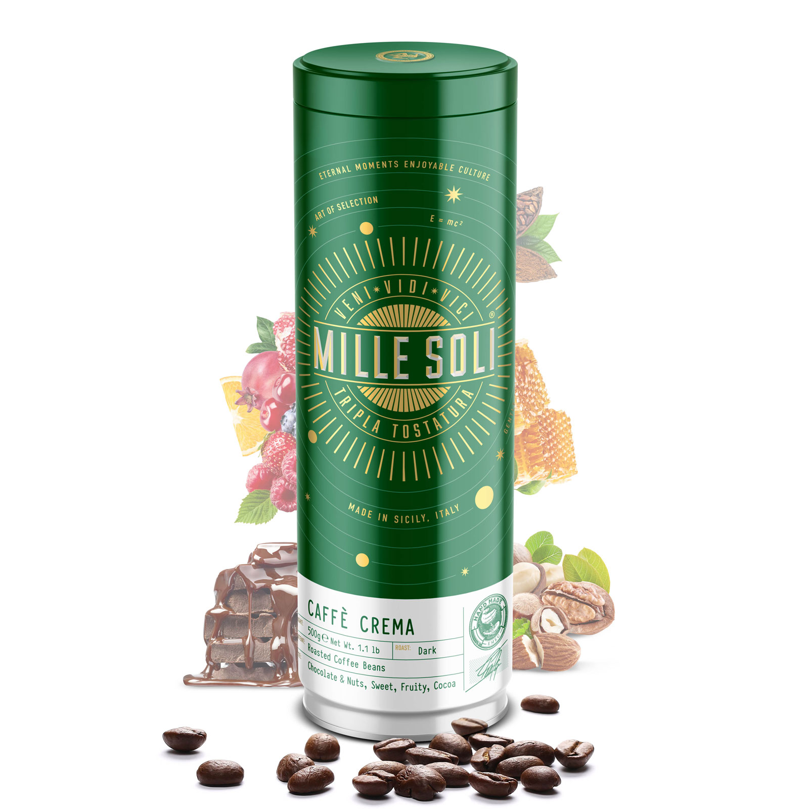 MILLE SOLI - Caffè Crema - 500g - Beans