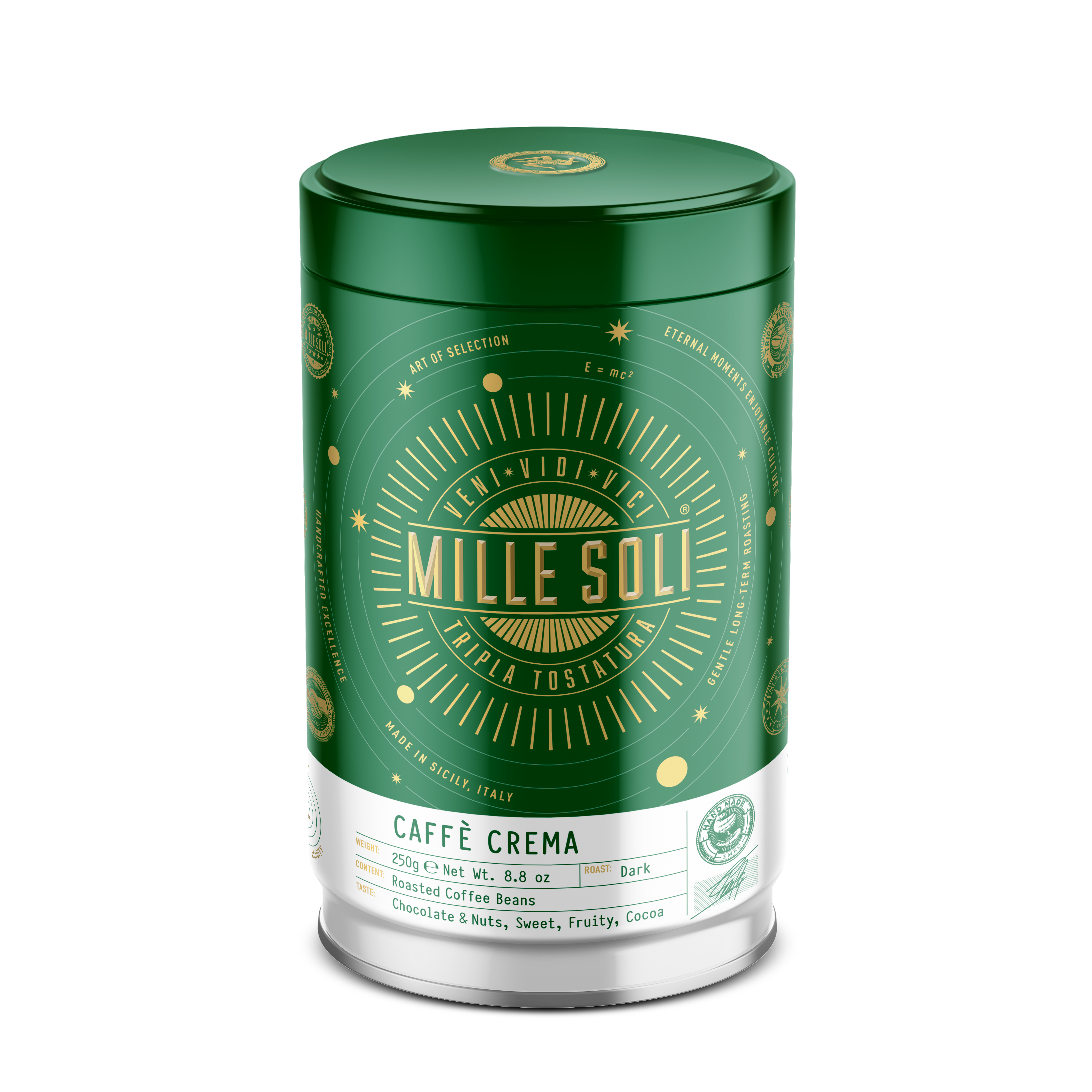 MILLE SOLI - Caffè Crema - 250g - Bohnen