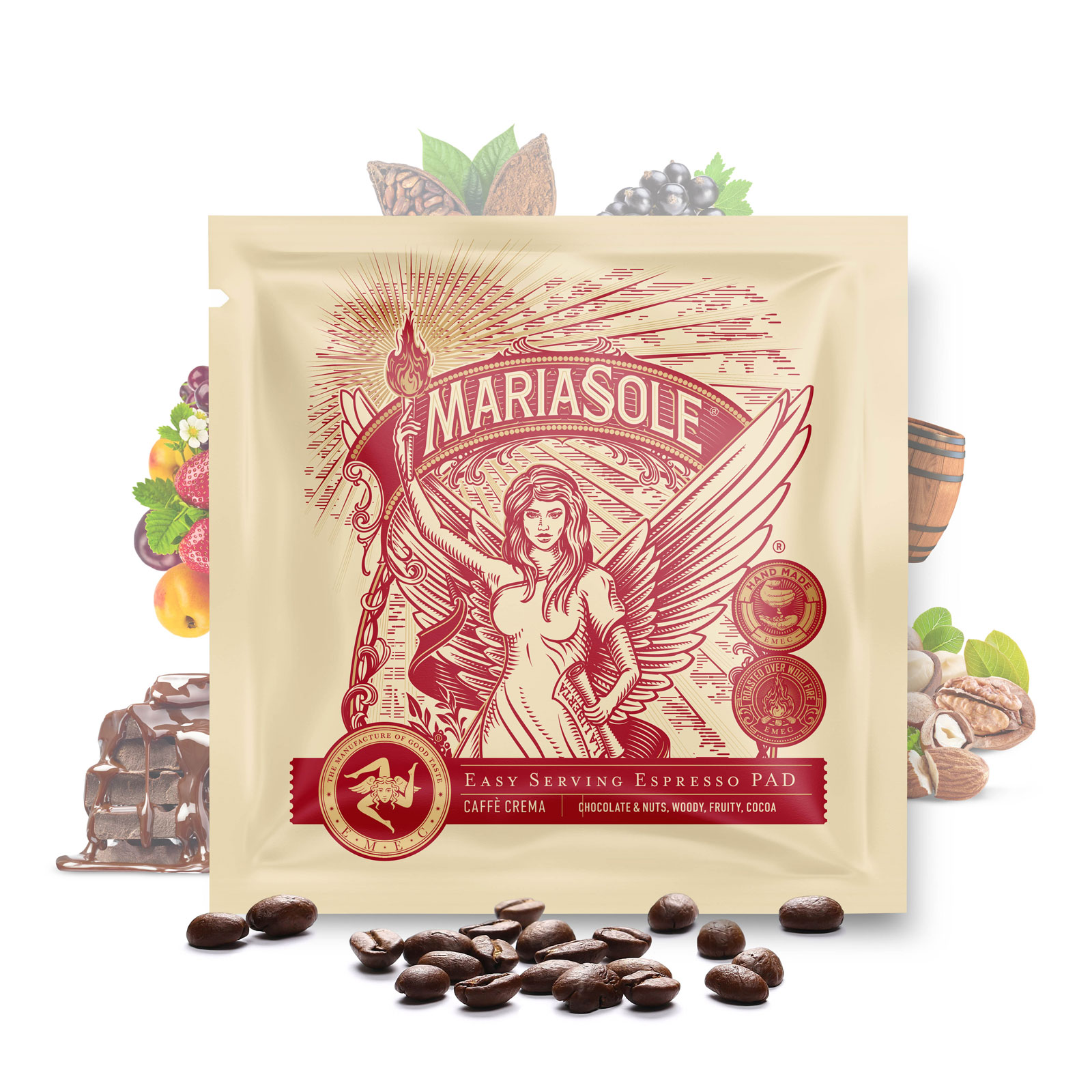 MARIASOLE - Caffè Crema - E.S.E Pads LUNGO