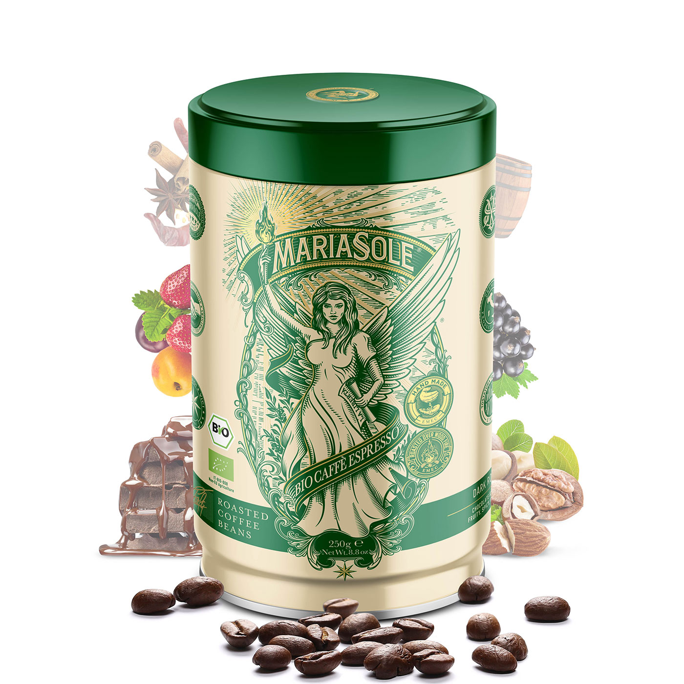 MARIASOLE - ORGANIC Caffè Espresso - 250g - Beans