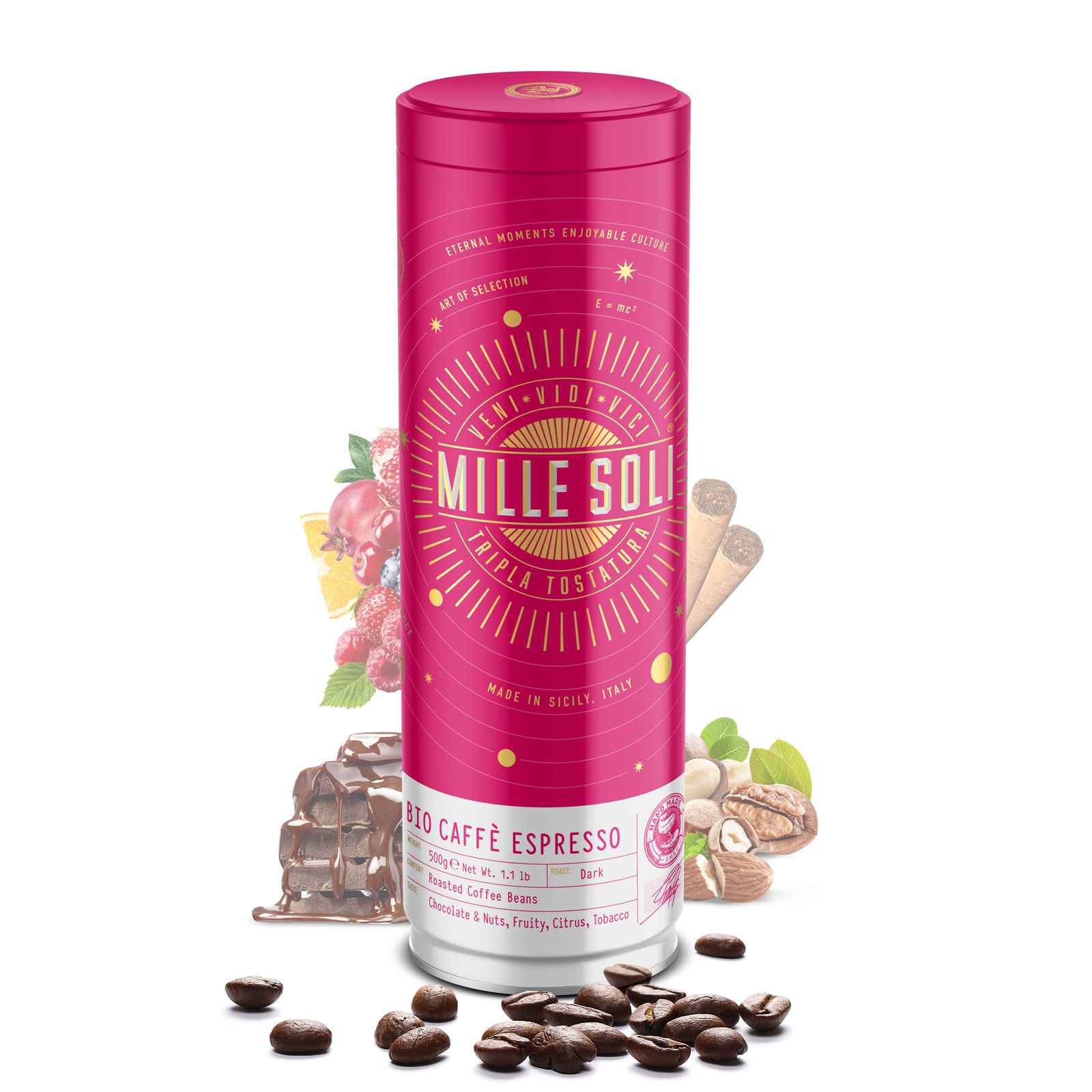 MILLE SOLI - ORGANIC Caffè Espresso - 500g - Beans