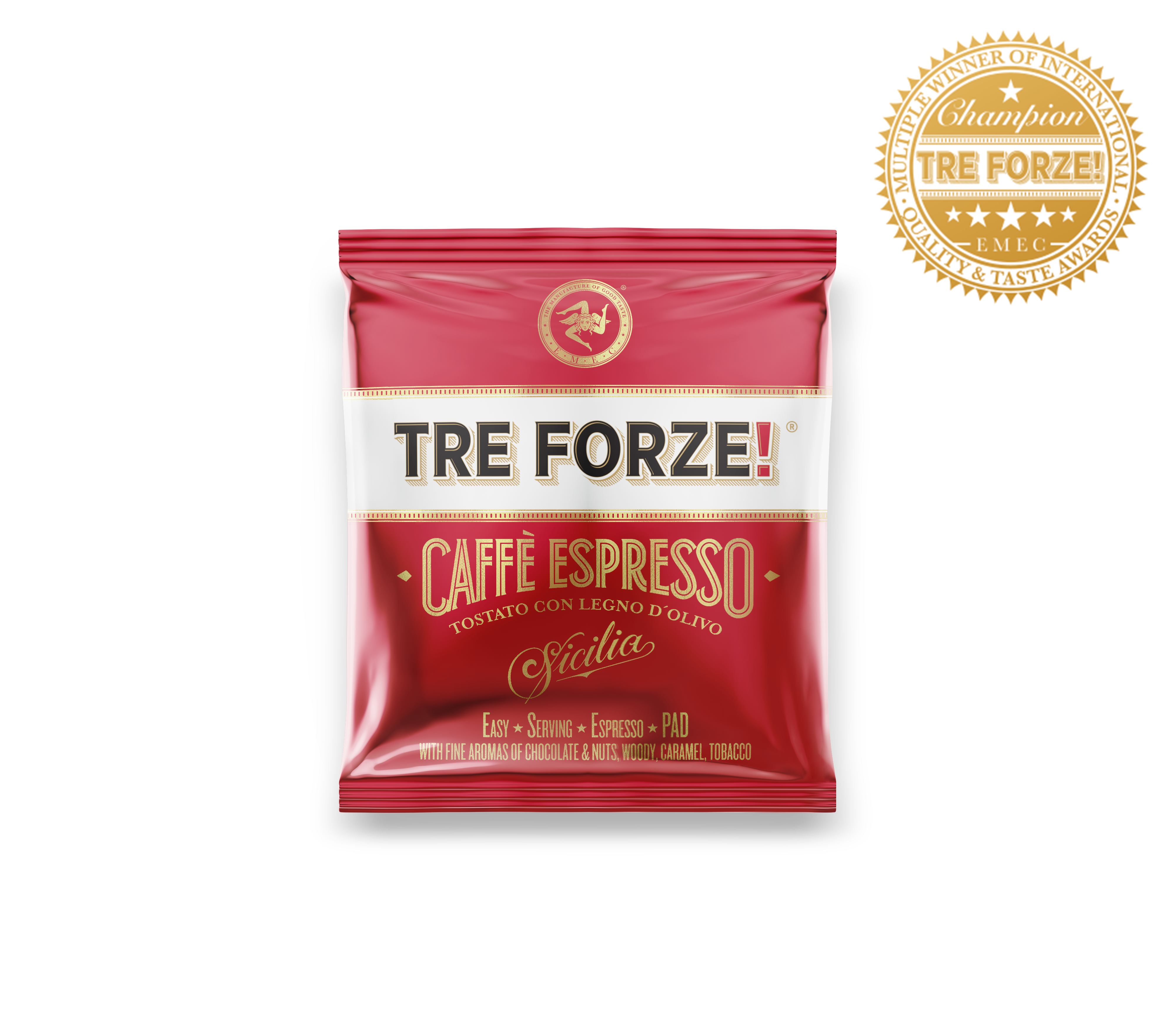 TRE FORZE! - Caffè Espresso - E.S.E Pads