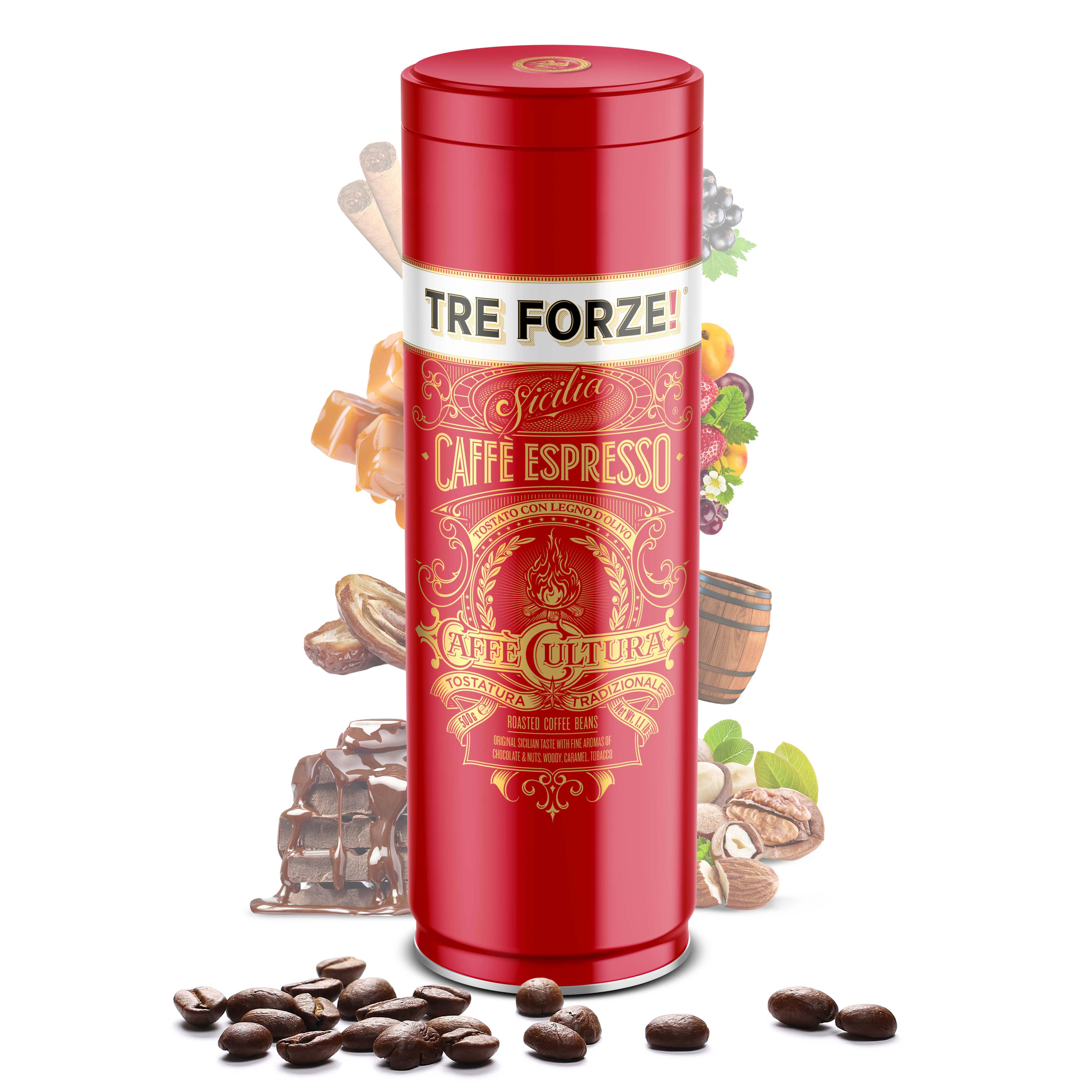 TRE FORZE! - Caffè Espresso - 500g Bohnen