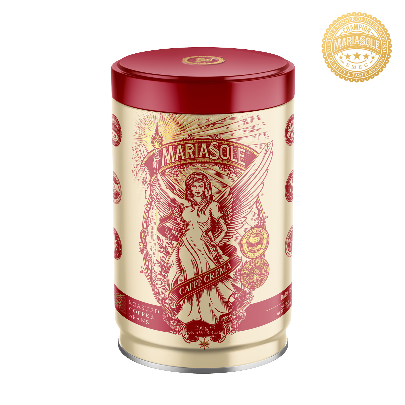 MARIASOLE - Caffè  Crema - 250g - Bohnen